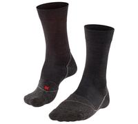 FALKE Unisex BC Warm U So Wool Alpaca Anti-Blister 1 Pair Cycling Socks, Black Black-Mix 3010, 8-9