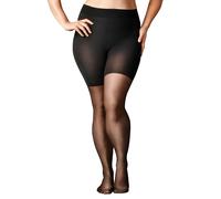 FALKE Women's Beauty Plus 20 DEN W Ti Sheer Plain 1 Pair Tights, Black 3009, LONG