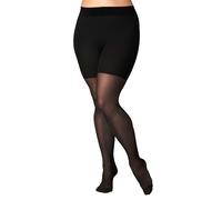 FALKE Women's Beauty Plus 50 DEN W Ti Semi-Opaque Plain 1 Pair Tights, Black 3009, SHORT