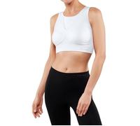 FALKE® Bra Top C/D, Size L - White, Supportive Running & Active Training Top