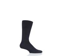 FALKE Men's Airport M So Wool Cotton Plain 1 Pair Socks, Grey Anthracite Melange 3080, 8.5-9.5