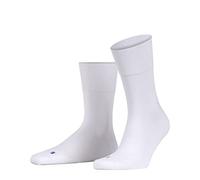 FALKE Unisex Run U So Cotton Plain Socks 1 Pair, White 2000, 8-9