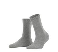 FALKE Women's Cosy Wool W So Viscose Cashmere Plain 1 Pair Socks, Grey Light Heather 3223, 5.5-8