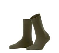 FALKE Women's ClimaWool W So Temperature-Regulating Plain 1 Pair Socks, Green Artichoke 7436, 4-5