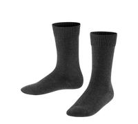 FALKE Unisex Kids Comfort Wool K So Thick Warm Plain 1 Pair Socks, Grey Anthracite Melange 3080, 3-5.5