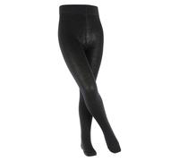 FALKE Girls Comfort Wool K Warm Thick Plain Tights, Black 3000, 9-11.5 UK