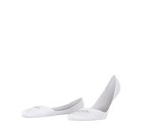 FALKE Men's Cool 24/7 M In Cotton No-Show Plain Liner Socks 1 Pair, White 2000, 7-8