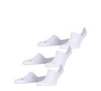 FALKE Unisex Cool Kick Invisible Multipack U In Soft Breathable Quick Drying No-Show Plain 3 Pairs Liner Socks, White 2000, 11-12.5