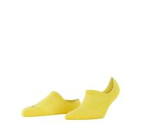 FALKE Women's Cool Kick Invisible W In Soft Breathable Quick Drying No-Show Plain Liner Socks 1 Pair, Yellow Sunshine 1330, 2.5-3.5