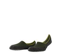 FALKE Cosyshoe Invisible M Hp Wool Grips On Sole 1 Pair Grip socks, Green Dark Moss 7617, 10/11 UK
