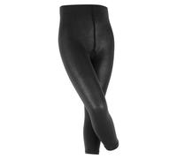 FALKE Unisex Kids Cotton Touch K Le Opaque Plain 1 Pair Leggings, Black 3000, 5.5-8