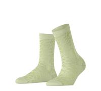 FALKE Women's Creole W So Cotton Patterned 1 Pair Socks, Green Jade 7376, 4-5