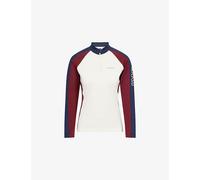 Falke Ergonomic Sport System Womens Falke Ergonomic Sport System Skiing 1/4 Zip Thermal Jersey Top 2040 Off White L