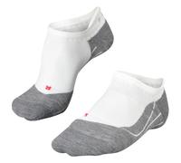 Falke Ergonomic Sport System Mens White Mix Run Mid-calf Stretch-knit Socks 5.5-7.5