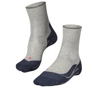 FALKE® RU4 Endurance Running Socks for Men - Light Grey Performance Comfort
