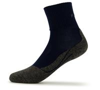 FALKE Men's TK2 Explore Cool Short M Sso Lyocell Functional Yarn Thick Anti-Blister 1 Pair Hiking Socks, Blue Marine 6120, 8-9