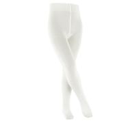 FALKE Unisex Kids Family K Ti Sustainable Cotton Plain 1 Pair Tights, White Off-White 2040, 5.5-8