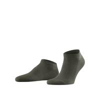 FALKE Men's Family M Sn Sustainable Cotton Low-Cut Plain 1 Pair Trainer Socks, Green Military 7826, 5.5-8