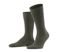FALKE Men's Family M So Sustainable Cotton Plain 1 Pair Socks, Green Military 7826, 5.5-8