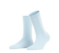 FALKE Women's Family W So Sustainable Cotton Plain 1 Pair Socks, Blue Light 6594, 5.5-8