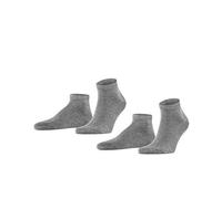 FALKE Happy 2-Pack Men Sneaker Socks light greymel. (3390)39-42