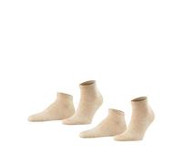 FALKE Happy 2-Pack Men Sneaker Socks sand mel. (4650)39-42