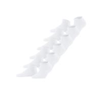 FALKE Women's Happy Multipack W Sn Cotton Low-Cut Plain 6 Pairs Trainer Socks, White 2000, 5.5-8