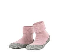 FALKE Women's Cosyshoe W Hp Wool Grips On Sole Grip socks 1 Pair, Red Almond Blossom 8449, 7/8 UK