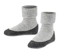 FALKE Unisex Kids Cosyshoe Minis K Hp Wool Grips On Sole 1 Pair Grip socks, Grey Light 3400, 6/7 UK Child