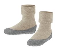 FALKE Unisex Kids Cosyshoe Minis K Hp Wool Grips On Sole 1 Pair Grip socks, Beige Sand Melange 4651, 9.5/10.5 UK Child