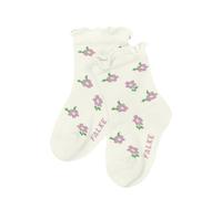 FALKE Unisex Baby Little Ditsy Flowers B So Cotton Patterned 1 Pair Socks, White Off-White 2040, 1-6 months