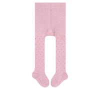 FALKE Unisex Baby Little Dot B Ti Cotton Patterned 1 Pair Tights, Pink Parfait 8444, 6-12 months