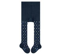 FALKE Unisex Baby Little Dot B Ti Cotton Patterned 1 Pair Tights, Blue Royal 6115, 12-18 months