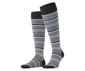 FALKE Long Thin Reinforced Extra-Soft Flat Seam For Pressure-Free Toes Patterned Elegant For Dress Casual Business Looks 1 Pair