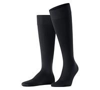 FALKE Lufthansa Travel & Comfort Men's Energizing Cotton Knee-High Socks Strong Compression Improved Blood Circulation Ideal For Travelling And Long Periods Sitting Breathable Soft On Skin 1 Pair