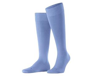 FALKE Lufthansa Travel & Comfort Men's Energizing Cotton Knee-High Socks Strong Compression Improved Blood Circulation Ideal For Travelling And Long Periods Sitting Breathable Soft On Skin 1 Pair