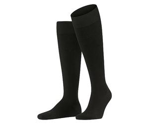 FALKE Lufthansa Travel & Comfort Men's Energizing Wool Knee-High Socks Strong Compression Improved Blood Circulation Warm Breathable Climate-Regulating Odour-Neutralising Cotton 1 Pair