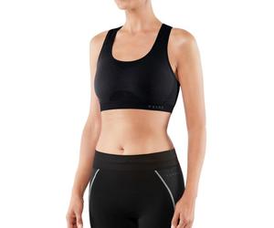 FALKE® Madison Lav Support Sports Bra S (EU) - Comfortable Black Bra for Running and Training