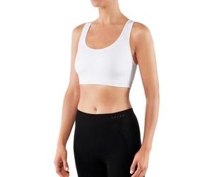 FALKE® Madison Lav Support Sports Bra XS White - Stylish and Comfortable for Running and Training