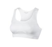 FALKE Women's Madison Low Support W Sb Functional Yarn For Low-Impact Activities 1 Piece Sports Bra, White 2860, L