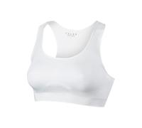 FALKE Women's Madison Low Support W Sb Functional Yarn For Low-Impact Activities 1 Piece Sports Bra, White 2860, M