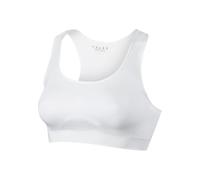 FALKE Women's Madison Low Support W Sb Functional Yarn For Low-Impact Activities 1 Piece Sports Bra, White 2860, S