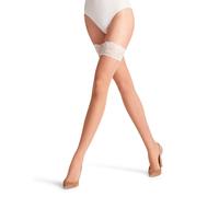 FALKE Women's Matt Deluxe 20 DEN W Stu Sheer Plain 1 Pair Stay-Ups, Skin colour Powder/Champagne 0999, L