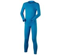 FALKE Unisex Kids Maximum Warm K Uw Functional Yarn Quick Dry 1 Piece Base Layer Set, Blue Osiris 6407, 5.5-8