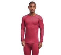 FALKE Men's Wool-Tech Light M L/s Sh Wool Functional Yarn Quick Dry Base Layer Top 1 piece, Red Ruby 8830, XL