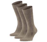 Falke Men Socks - 3 Pack Family SO, Allrounder Stockings, Plain, Cotton