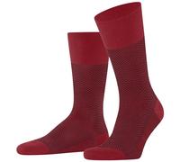 Falke Mens Airport Herringstripe Socks - Ingle Red