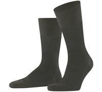 Falke Mens Airport Herringstripe Socks - Military Green