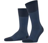Falke Mens Airport Herringstripe Socks - Space Blue