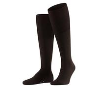 FALKE Men's Airport M Kh Wool Cotton Long Plain 1 Pair Knee-High Socks, Brown 5930, 8.5-9.5